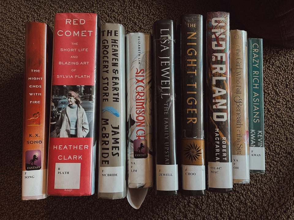 Went a little overboard at the library..again.